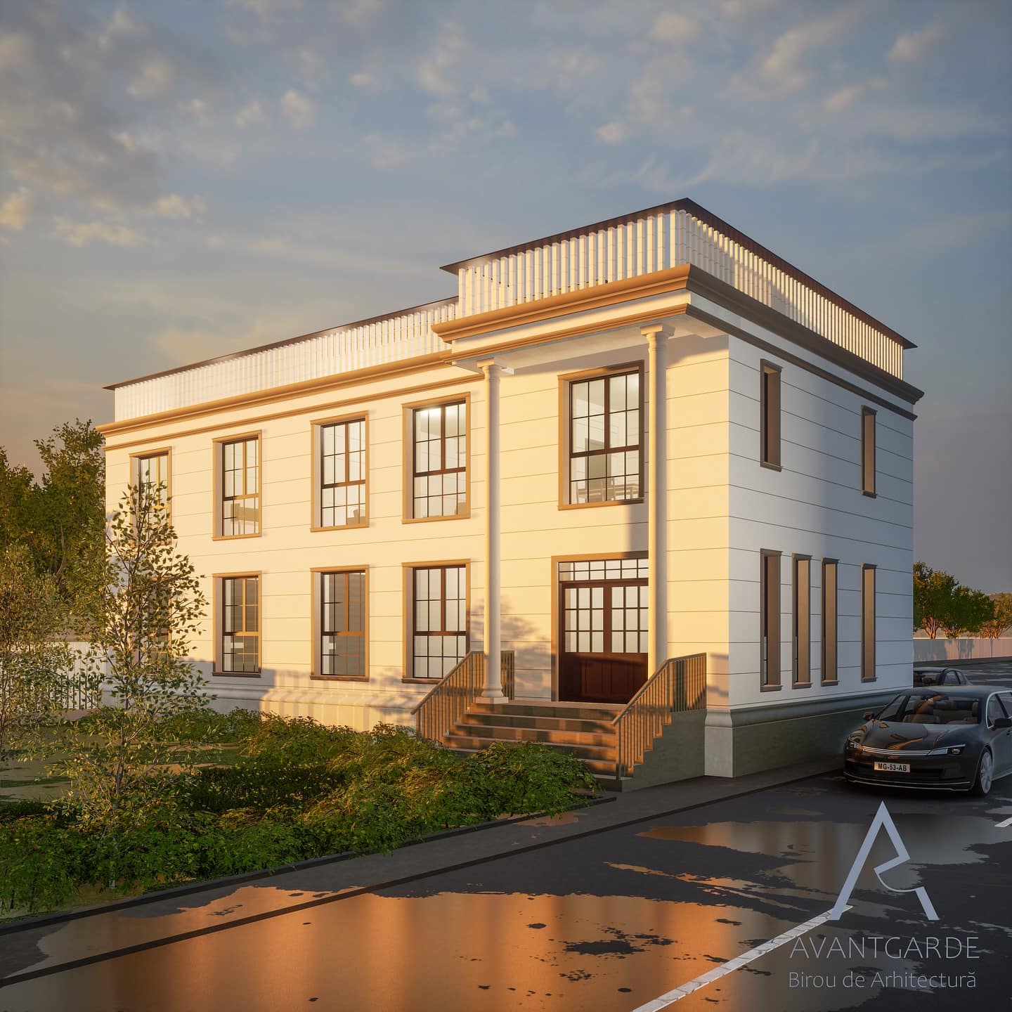 Imobil V - o construcție ce îmbină în mod armonios două funcțiuni diferite, fără a se intersecta utilizatorii: cabinet stomatologic şi locuință unifamilială.
.
.
În următoarele postări vom dezvălui cum a fost rezolvat acest partiu pentru locuința medicului stomatolog 🦷
.
.
.
#bucuresti #arhitectura #proiect #locuinta #cabinetstomatologic #ilfov #proiectare